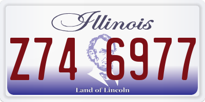 IL license plate Z746977