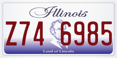 IL license plate Z746985