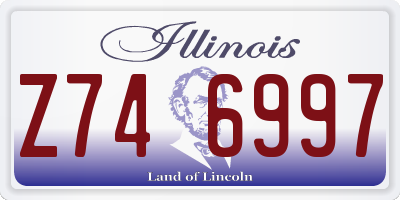 IL license plate Z746997