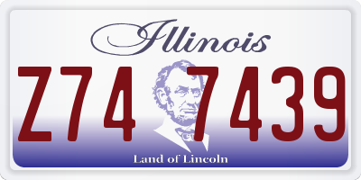 IL license plate Z747439