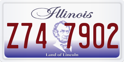 IL license plate Z747902