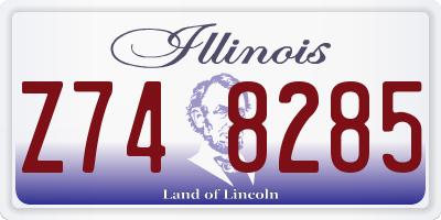 IL license plate Z748285