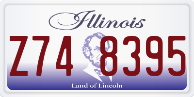 IL license plate Z748395