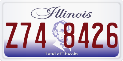 IL license plate Z748426