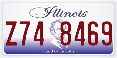 IL license plate Z748469
