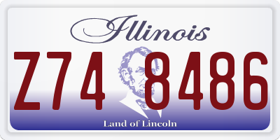 IL license plate Z748486