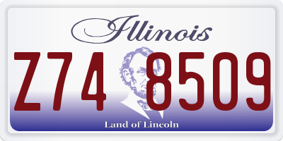 IL license plate Z748509