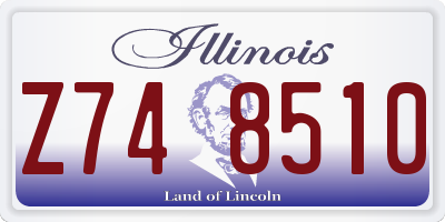 IL license plate Z748510