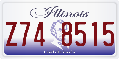 IL license plate Z748515