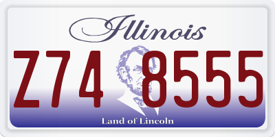 IL license plate Z748555