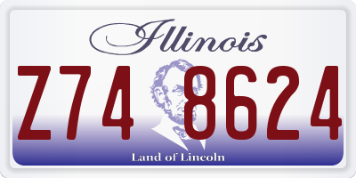 IL license plate Z748624