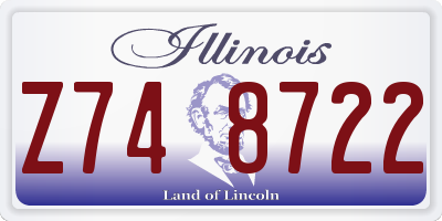 IL license plate Z748722