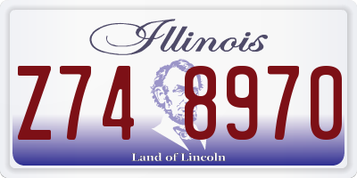 IL license plate Z748970