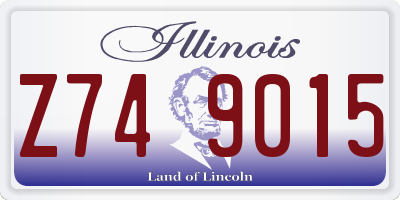 IL license plate Z749015