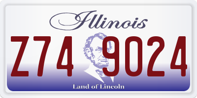 IL license plate Z749024