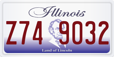IL license plate Z749032
