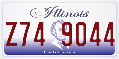 IL license plate Z749044