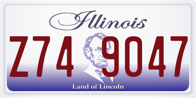 IL license plate Z749047
