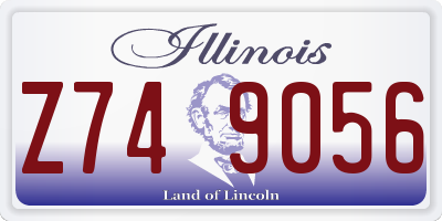 IL license plate Z749056