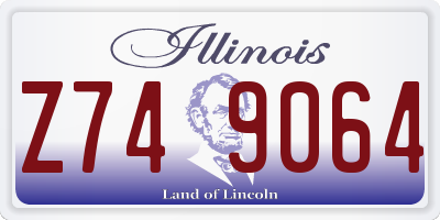 IL license plate Z749064
