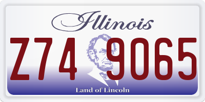 IL license plate Z749065
