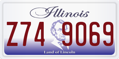 IL license plate Z749069