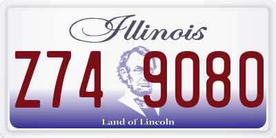 IL license plate Z749080