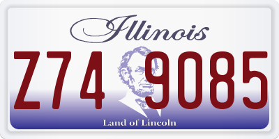 IL license plate Z749085