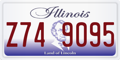 IL license plate Z749095