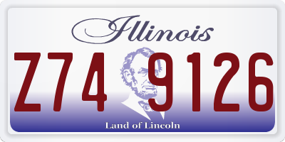 IL license plate Z749126