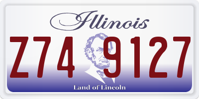 IL license plate Z749127