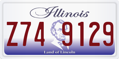 IL license plate Z749129