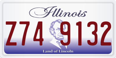IL license plate Z749132