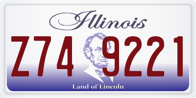 IL license plate Z749221