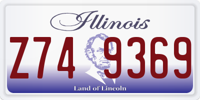 IL license plate Z749369