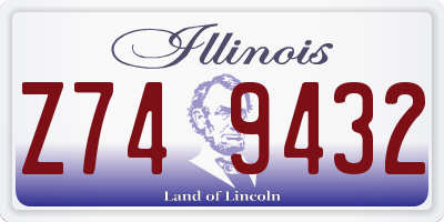 IL license plate Z749432