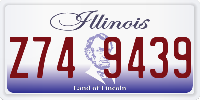 IL license plate Z749439