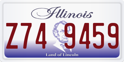 IL license plate Z749459