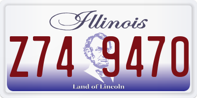 IL license plate Z749470
