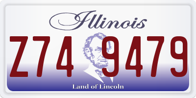 IL license plate Z749479