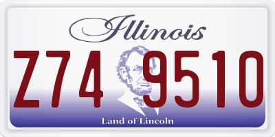 IL license plate Z749510