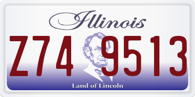IL license plate Z749513