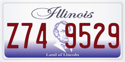 IL license plate Z749529