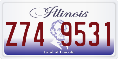 IL license plate Z749531