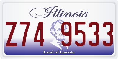 IL license plate Z749533