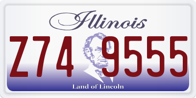 IL license plate Z749555