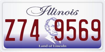 IL license plate Z749569