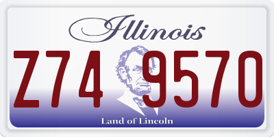 IL license plate Z749570