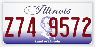 IL license plate Z749572
