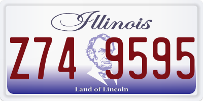 IL license plate Z749595